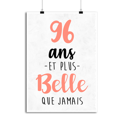 Affiche 96 ans et plus belle que jamais
