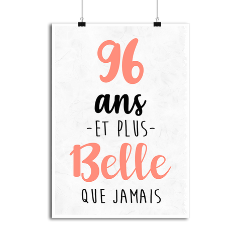 Affiche 96 ans et plus belle que jamais
