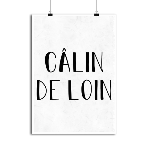 Affiche Calin de loin