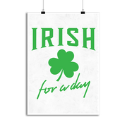 Affiche Irish for a day