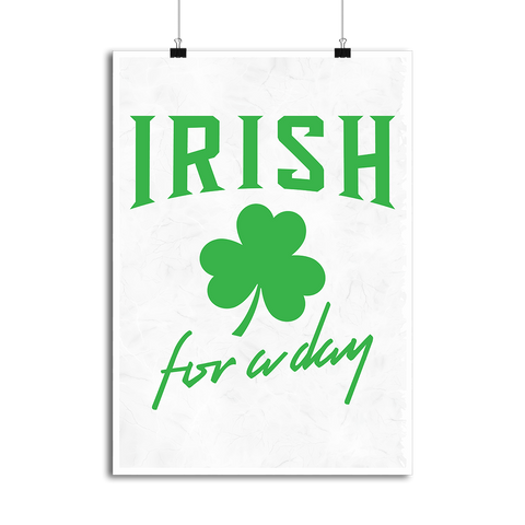 Affiche Irish for a day