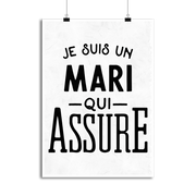 Affiche Je suis un mari qui assure