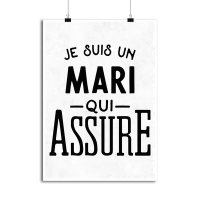 Affiche Je suis un mari qui assure