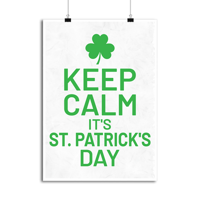 Affiche Keep calm st patrick