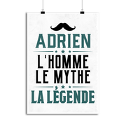 Affiche adrien l'homme le mythe la légende