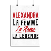 Affiche alexandra la femme la reine la légende