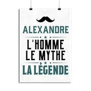 Affiche alexandre l'homme le mythe la légende