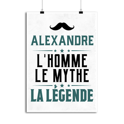 Affiche alexandre l'homme le mythe la légende