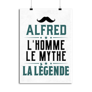 Affiche alfred l'homme le mythe la légende