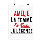 Affiche amélie la femme la reine la légende