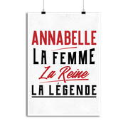 Affiche annabelle la femme la reine la légende