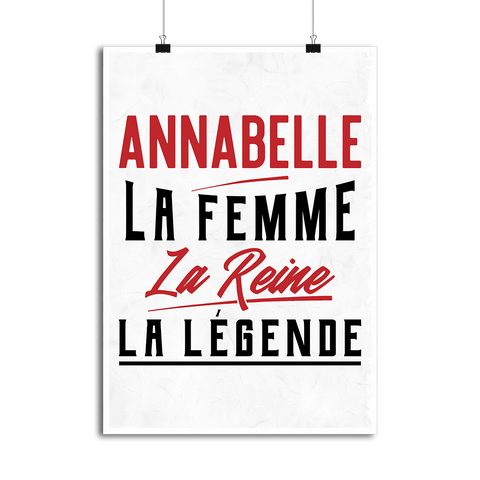 Affiche annabelle la femme la reine la légende