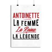 Affiche antoinette la femme la reine la légende