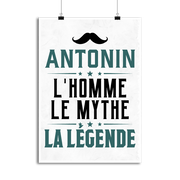 Affiche antonin l'homme le mythe la légende