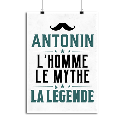 Affiche antonin l'homme le mythe la légende
