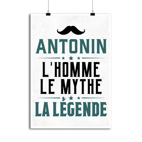 Affiche antonin l'homme le mythe la légende