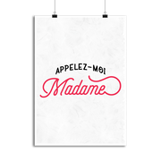 Affiche appelez moi madame