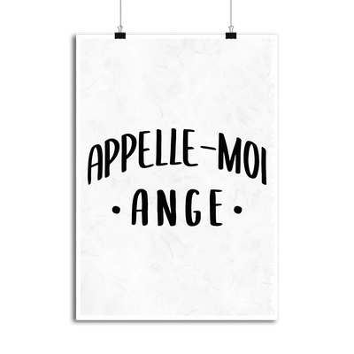 Affiche appelle moi ange