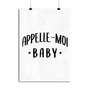 Affiche appelle moi baby