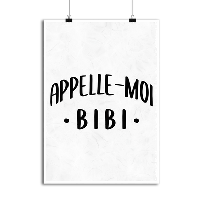 Affiche appelle moi bibi