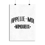 Affiche appelle moi namoureux