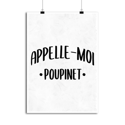 Affiche appelle moi poupinet