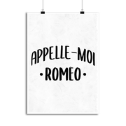 Affiche appelle moi romeo