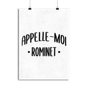 Affiche appelle moi rominet