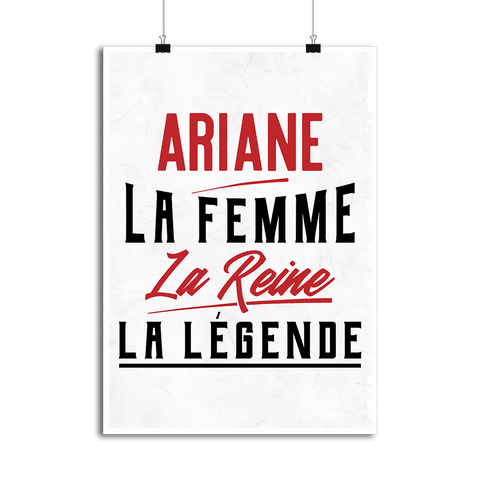 Affiche ariane la femme la reine la légende