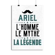 Affiche ariel l'homme le mythe la légende