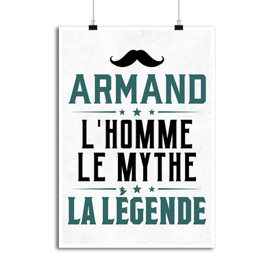 Affiche armand l'homme le mythe la légende
