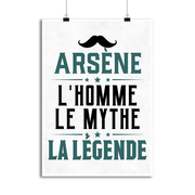 Affiche arsène l'homme le mythe la légende