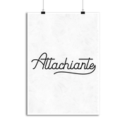 Affiche attachiante