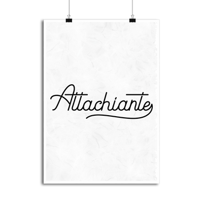 Affiche attachiante