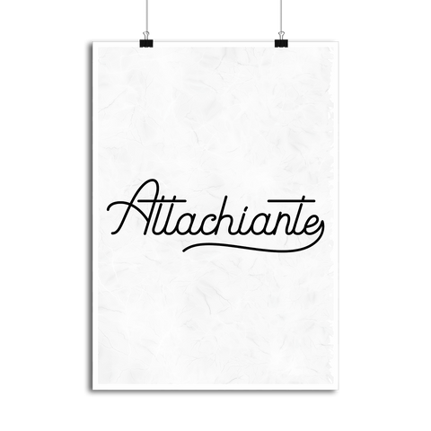 Affiche attachiante
