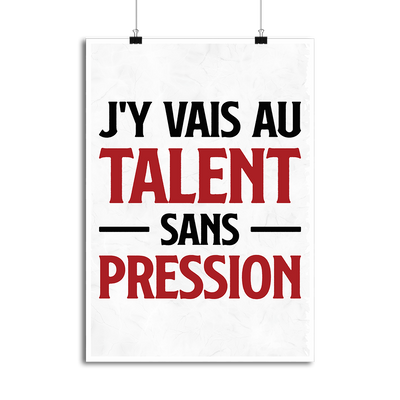 Affiche au talent