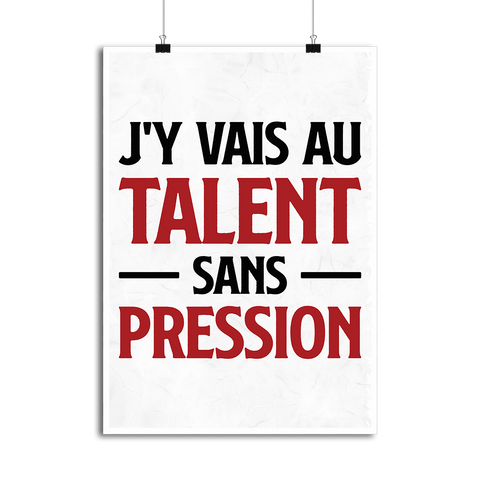 Affiche au talent
