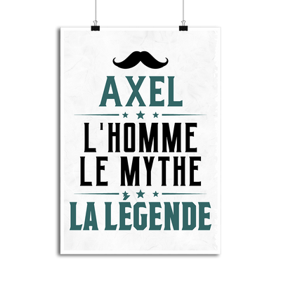 Affiche axel l'homme le mythe la légende