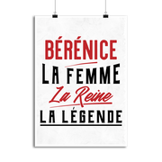 Affiche bérénice la femme la reine la légende