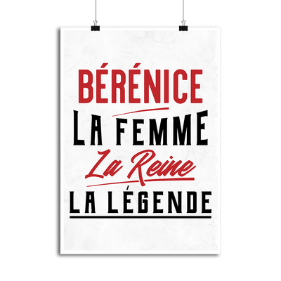 Affiche bérénice la femme la reine la légende
