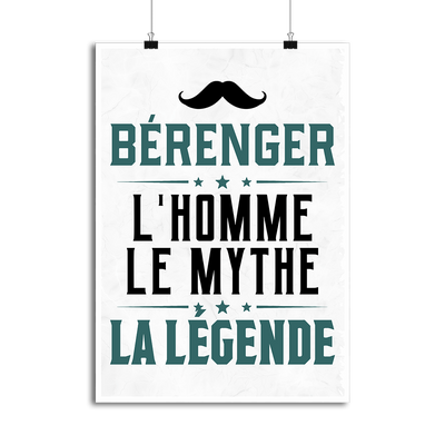 Affiche bérenger l'homme le mythe la légende