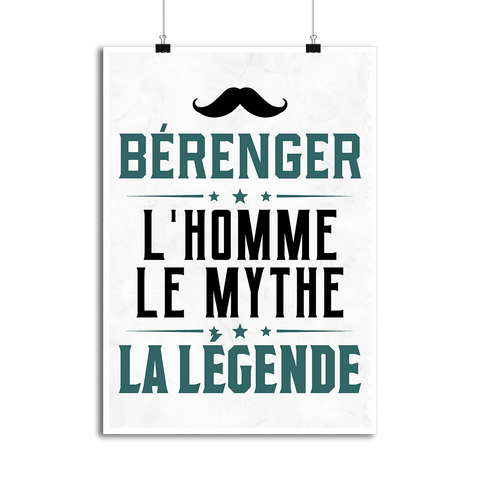 Affiche bérenger l'homme le mythe la légende