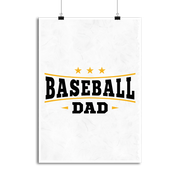Affiche baseball dad