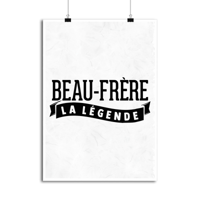 Affiche beau-frère la légende
