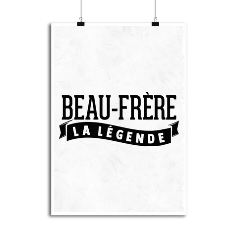 Affiche beau-frère la légende