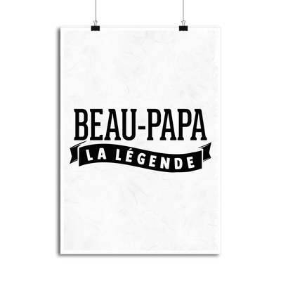 Affiche beau-papa la légende