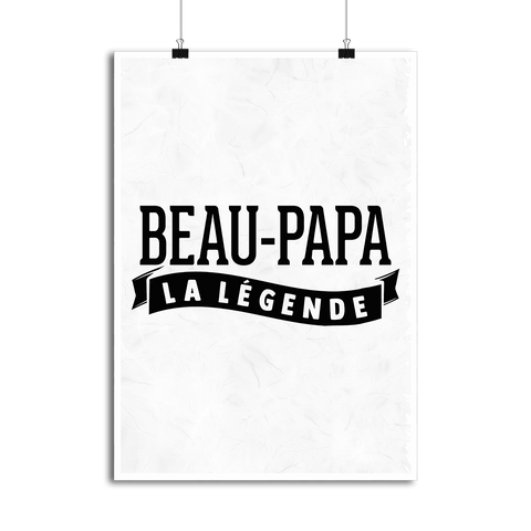 Affiche beau-papa la légende