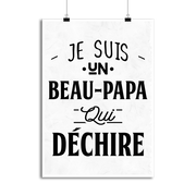 Affiche beau-papa qui déchire 3