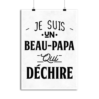 Affiche beau-papa qui déchire 3