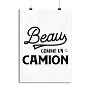 Affiche beau comme un camion